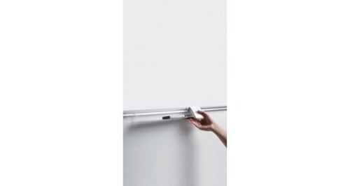 Bi-office bi-office tableau blanc "new generation" , 900 x 600 mm noir