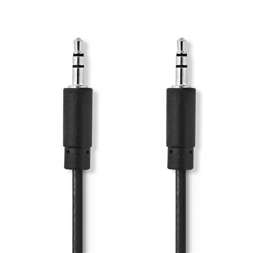 Nedis Noir Câble Audio Stéréo 3,5 Mm Mâle - 3,5 Mm Mâle 2,0 M - Image 2