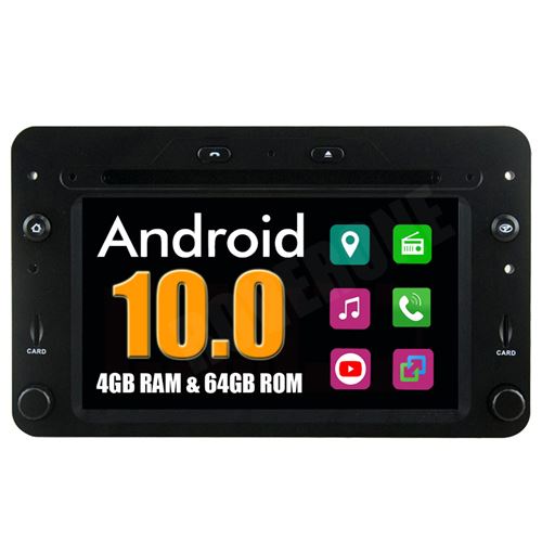 Autoradio RoverOne Android 10 RAM 4Go ROM 64Go pour Alfa Romeo 159 Brera Spider Sportwagon