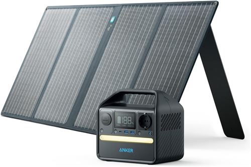 Groupe électrogène Anker Kit générateur solaire portable 256Wh 521 +1  panneau solaire 100W
