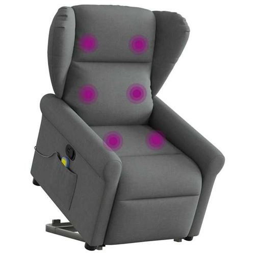 Non Communiqué Gris Vidaxl Fauteuil De Massage, Relaxation Tissu Foncé