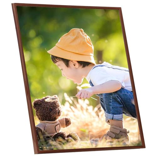 vidaXL Collage de cadres photo 3 pcs de mur table Bronze 40x40 cm MDF