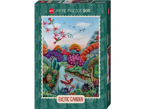 Heye - PUZZLE 500 pièces - EXOTIC GARDEN PLANT PARADISE