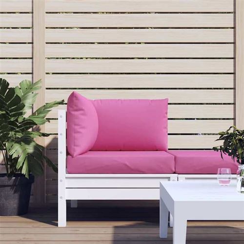 VIDAXL - Coussin de palette - Ensemble de 3 - Rose - Image 2