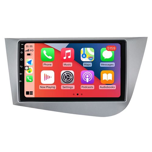 Autoradio Multimédia RoverOne CarPlay Android Auto DSP GPS pour Seat Leon 2 MK2 2005-2012