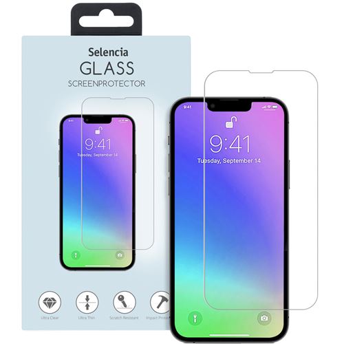 Verre Trempé pour iPhone 13 Mini Selencia Transparent