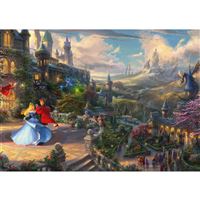 DISNEY DOORNROOSJE DANSEN IN HET MAGISCHE LICHT,1000 STUKJES