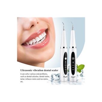 Brosse à Dents Électrique & Détartreur à Ultrasons - Soin Dentaire Complet IPX6, 300mAh