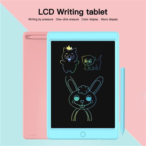 Coloré écran électronique écriture dessin Krieitiv LCD écriture Tablette 10 in environ 25.40 cm