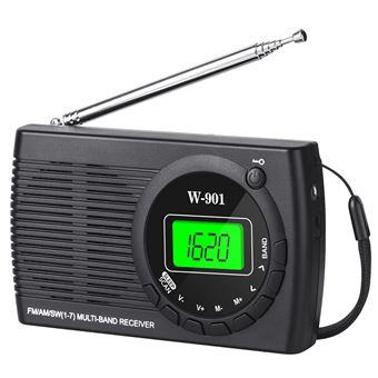 Radio-réveil vendos85 Réveil Multifonctionnelle avec Enceinte Bluetooth et  Lampe de Chevet AQ0305