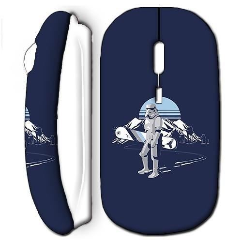 Souris Sans Fil Star Wars Snowboard Blanc Maniacase