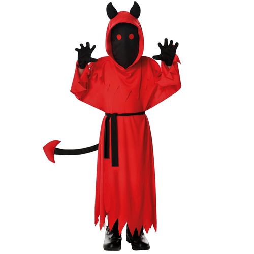 Déguisement fête Halloween Diable rouge - taille 10 à 12 ans - REF/22067 (enfant: Fille ou Garçon) - ptit clown