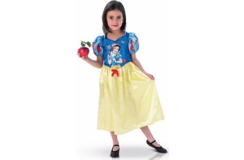 Costume enfant disney princesse - blanche neige 3-4 ans - robe jaune - deguisement