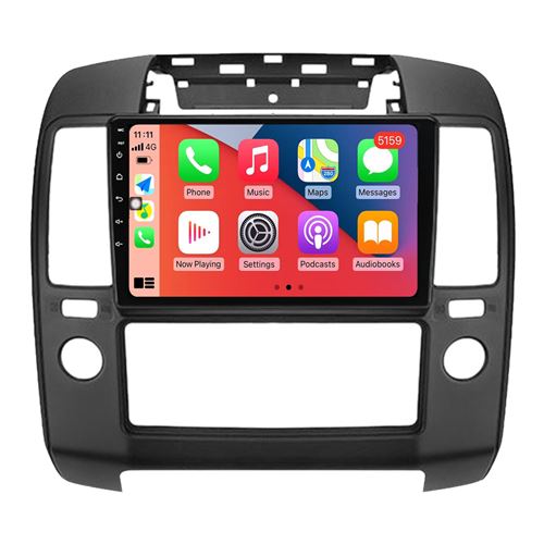 Autoradio Multimédia RoverOne CarPlay Android Auto GPS pour Nissan Navara 3 D40 2004 - 2010
