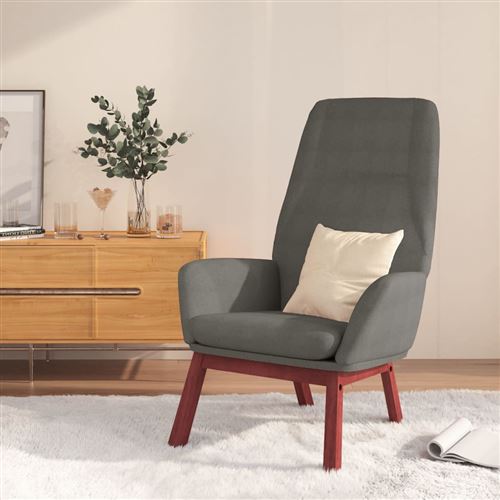 vidaXL - Fauteuil de relaxation - Gris clair - Image 3