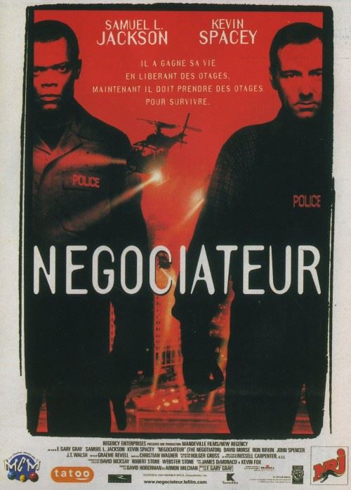 NEGOCIATEUR - 1998 - Kevin Spacey - 116x158cm - Affiche de cinéma originale pliée