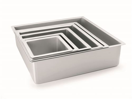 Ibili - Moule à gâteau carré extra profond - 20 x 10 cm - Image 2