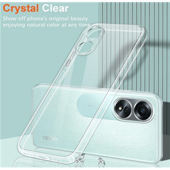 Coque Silicone Transparente Pour OPPO A58 - TPU Anti-choc - Ultra Slim