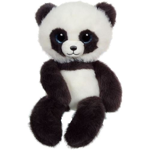 Non Communiqué Noir Et Blanc Peluche Panda Gipsy Toys Leggies 48 Cm Yeux À Paillettes Long