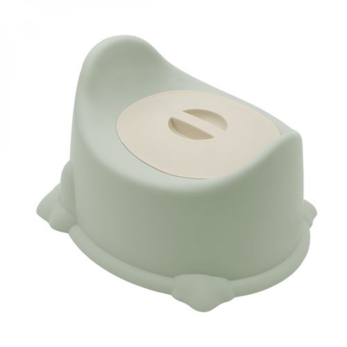 Pot de toilette pour bébé avec couvercle et poignée de transport - Vert