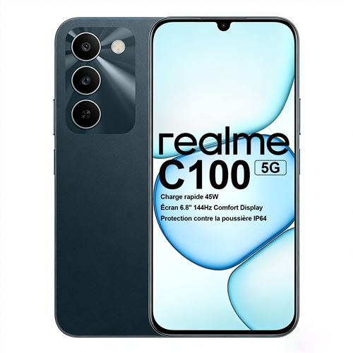 REALME Smartphone -  - C100-5G - 4 Go RAM - 256 Go - 5G