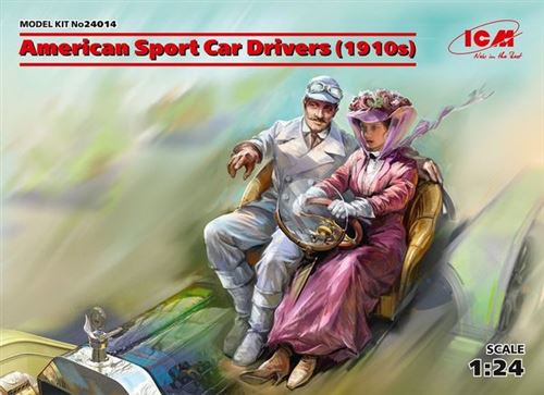 Icm Figurines Pilotes Auto Usa 1910S 1/24 - Image 3