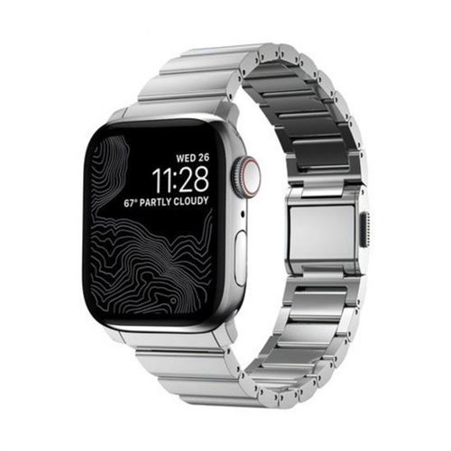 Nomad Argent Bracelet Acer Pour Apple Watch 6-9 Et Se 38-40-41Mm - Image 2