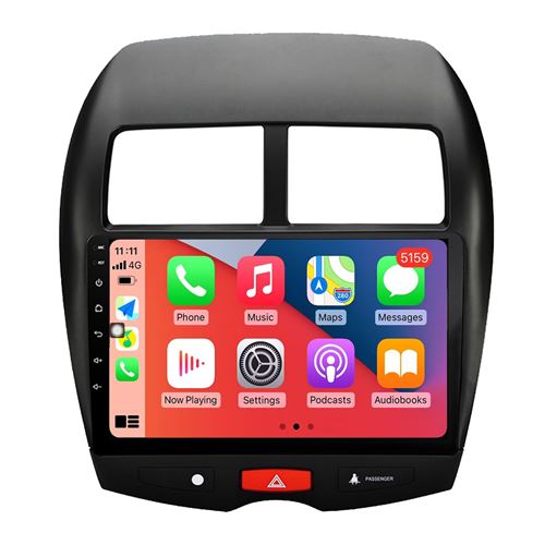 Autoradio Multimédia RoverOne Android GPS CarPlay Android Auto DSP pour Mitsubishi ASX 2010-2012