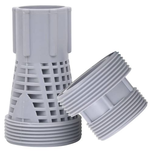 Connettori Per Tubo Flessibile Per Piscina 2 Pz In Plastica - Vidaxl