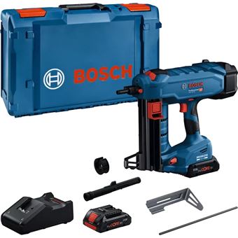 Cloueur sans-fil GNB 18V-40 - BOSCH - avec 2 batteries 18V 4.0Ah - chargeur - L-Boxx - 06019L7005 - 1