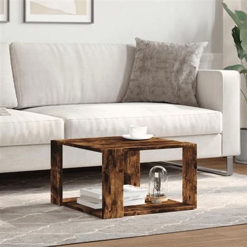 Table Basse En Bois De Manguier Avec étagère - 100x60x38 Cm, Design Unique Et Fabrication Artisanale