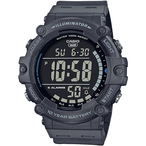 CASIO Montre sport - Multifonctions - Grise