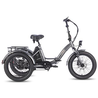 Tricycle Électrique Cargo Fafrees F20 Mate - 48V 20Ah, Pliable 3 Roues, Gris - 1
