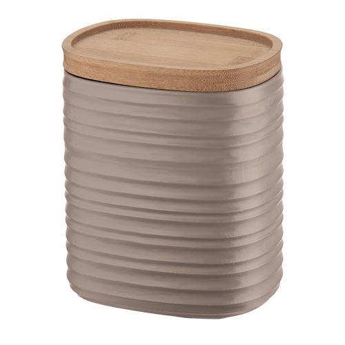 Boîte de conservation Tierra taupe M - Guzzini - Marron - Plastique