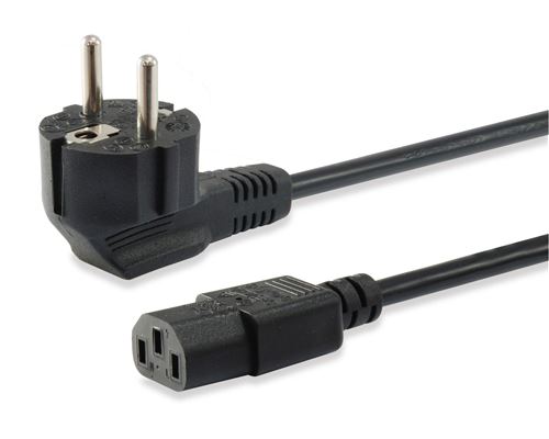 Equip - Câble d'alimentation - 3m - Noir - Prise Type F vers Coupleur C13 - Image 3