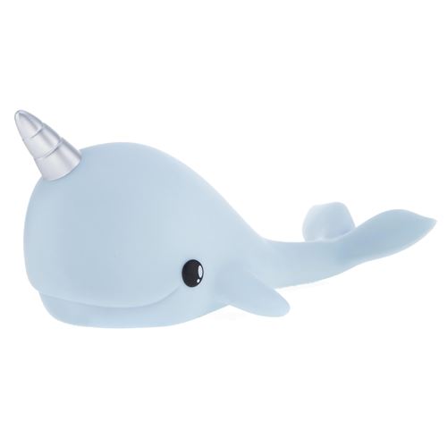 Dhink Veilleuse Baleine bleue pour enfant et b&eacute;b&eacute;, lampe de chevet LED