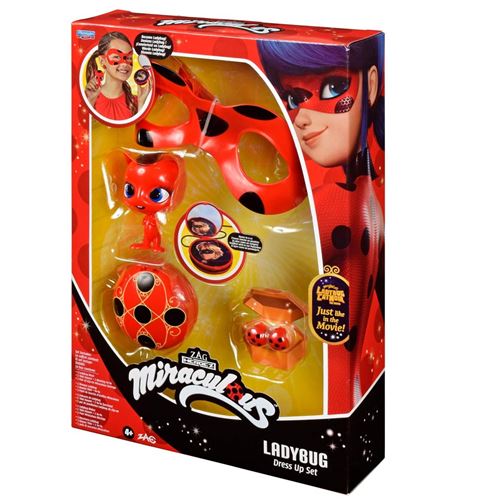 Non Communiqué Rouge Miraculous Ladybug - Set De Transformation - Accessoires Deguisement
