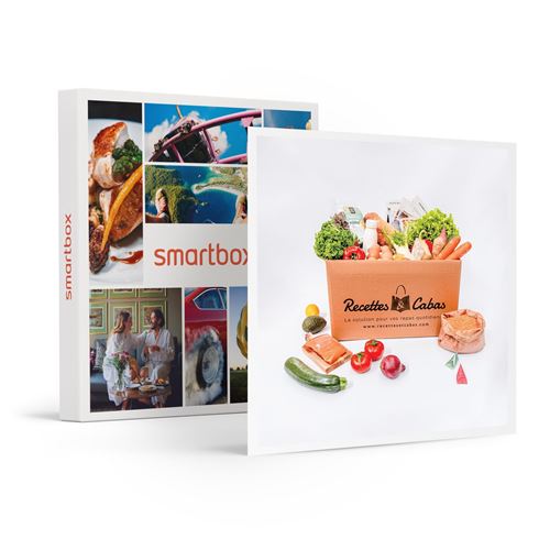 SMARTBOX - Coffret Cadeau Panier à cuisiner Recettes et Cabas pour 2 personnes avec 3 délicieuses recettes-Gastronomie