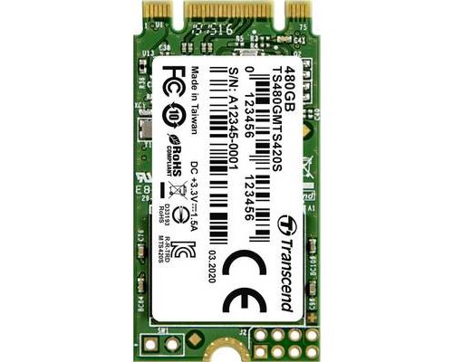 Non Communiqué Transcend 420S - Ssd - 480 Go - Interne - M.2 2242 - Sata 6Gb/S