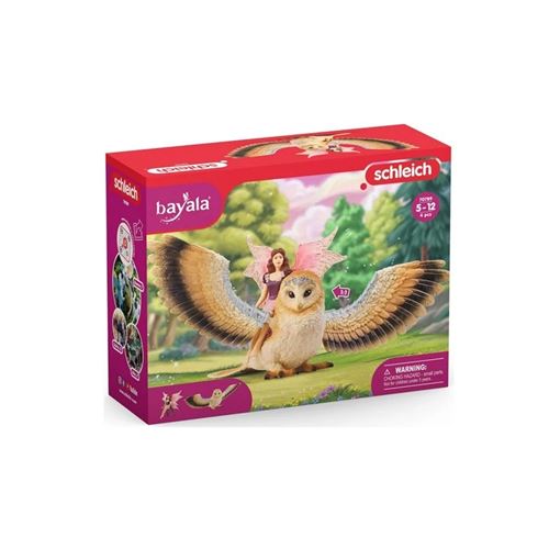 Schleich 70789 - Bayala Elfe &agrave; dos de chouette scintillante V2