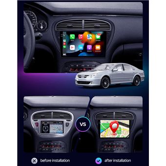 Autoradio 2 Din Poste Radio Voiture USB RoverOne® CarPlay Android Auto pour  Peugeot 407 2004 - 2010 - Autoradio - Achat & prix