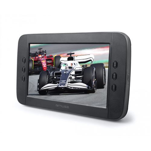LECTEUR DVD PORTABLE MUSE M-1028-CVB - Écran 10.1″ (25,7cm) LCD - Lecteur DVD CD - 2 x 2 W - Batterie rechargeable intégrée