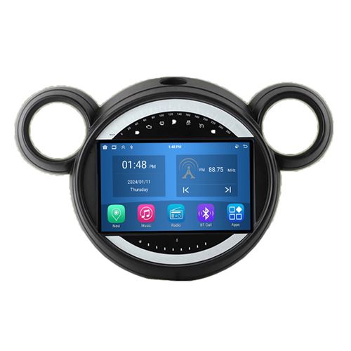 Autoradio RoverOne® Bluetooth CarPlay Android Auto Navigation 4Go RAM 64Go ROM pour BMW Mini Cooper 2010-2016