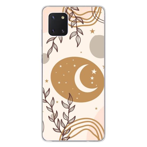 Coque en silicone imprimée compatible Samsung Galaxy Note 10 Lite Lunaison
