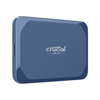 Crucial X10 - SSD - gecodeerd - 2 TB - extern (draagbaar) - USB 3.2 Gen 2x2 (USB-C aansluiting) - 256-bits AES - matblauw - 1