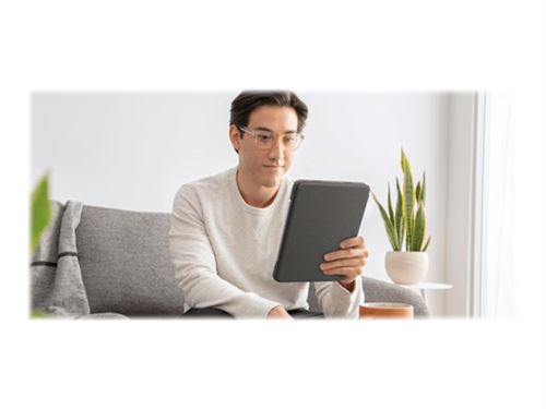 Logitech Combo Touch - Clavier et étui - avec trackpad - rétroéclairé - Apple Smart connector - QWERTZ - Allemand - gris oxford - pour Apple 12.9-inch iPad Pro (5ème génération)