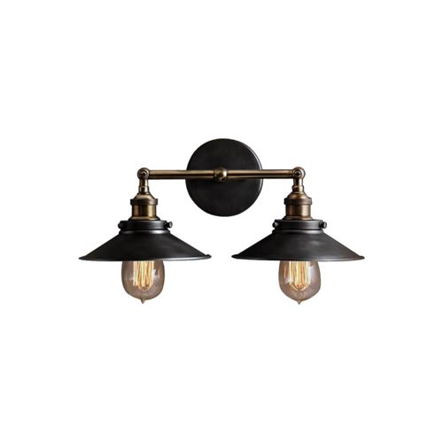 Non Communiqué Applique Murale Double Edm Vintage 60W E27 - Image 1