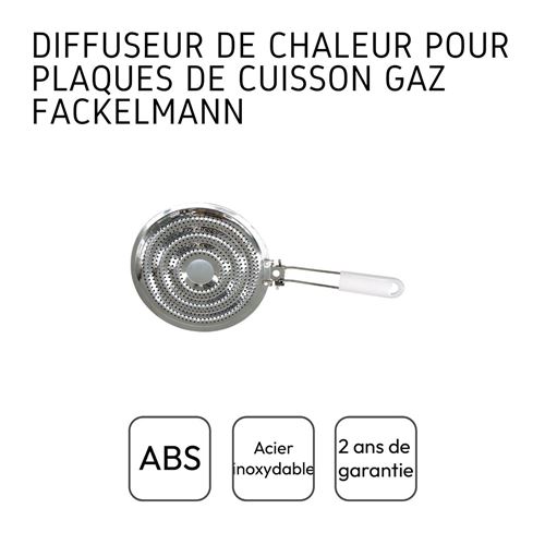 7% sur Diffuseur de chaleur pour plaque de cuisson gaz Fackelmann ref  682074 - Autres accessoire de cuisson - Achat & prix