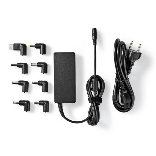 Chargeur et câble d'alimentation PC Nedis Adaptateur pour ordinateur  portable NBAU4501FBK Noir