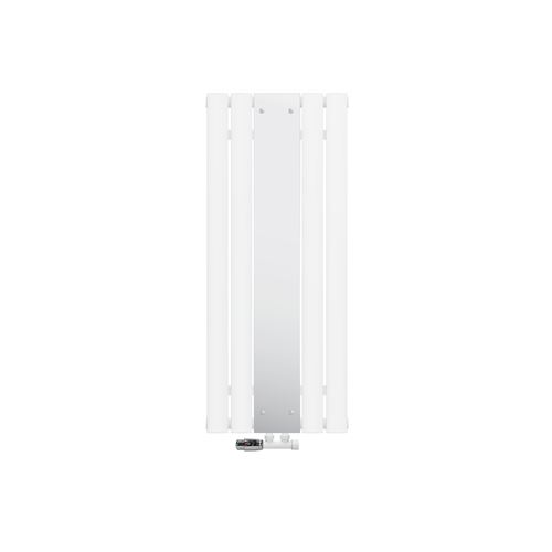 Radiateur Salle de Bain avec Miroir - 1200 x 450 mm - Blanc - Vertical
